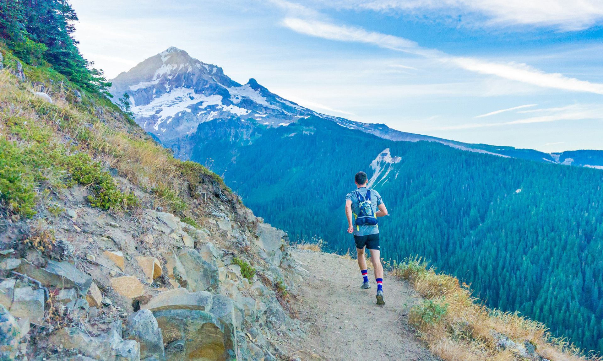 Runner on a trail
